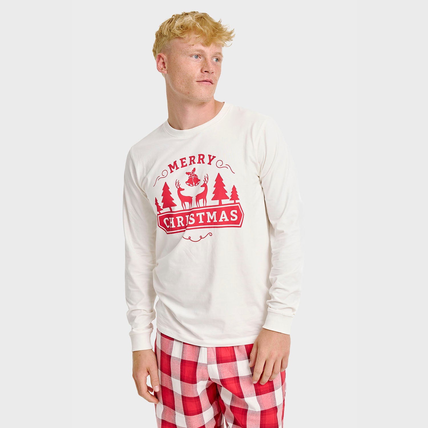 Hyvää Joulua Pyjaman Yläosa – Miehet